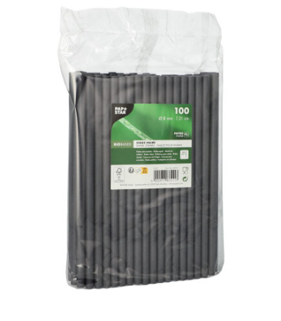 papier Ø 8 mm · 21 cm zwart