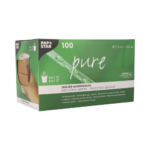 Product foto van 100 Sleeves voor koffiebekers "pure" Ø 7