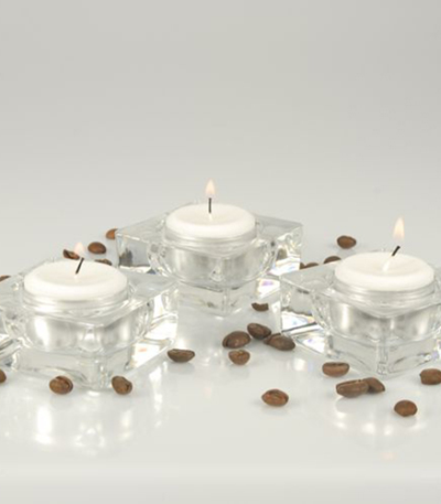 Product foto van 100 Theelichten Ø 38 mm · 22 mm wit · extra lange brand uren 8 h