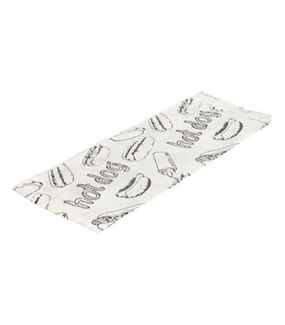 Product foto van 1000 Hotdog zakjes Papier (kraft) 21 cm x 8