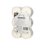 Product foto van 12 Maxi theelichten Ø 59 mm · 20 mm wit van 100% stearine