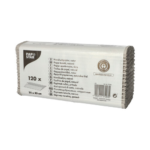 Product foto van 120 Blad Handdoekjes C-vouw 51 cm x 24 cm natuur 1-laags