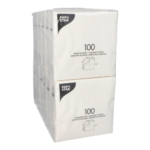 1-laags 1/4 vouw 33 cm x 33 cm wit