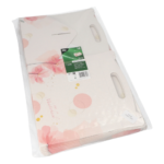 Product foto van 15 Gebakdozen hoekig 26 cm x 22 cm x 9 cm licht-rose met handvaten