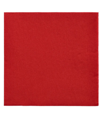 Product foto van 150 Servetten "DAILY Collection" 1/4 vouw 32 cm x 32 cm bordeaux