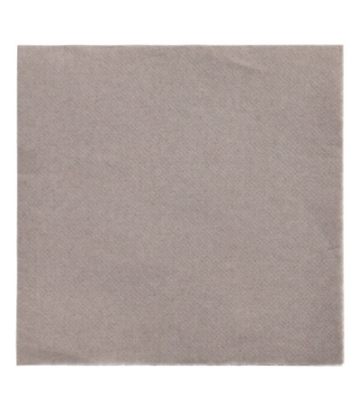 Product foto van 150 Servetten "DAILY Collection" 1/4 vouw 32 cm x 32 cm grijs