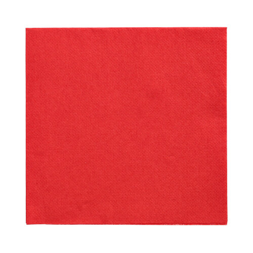 Product foto van 150 Servetten "DAILY Collection" 1/4 vouw 32 cm x 32 cm rood