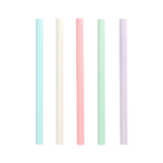 Product foto van 200 Bubble Tea Drinkrietjes Papier Ø 12 mm · 20 cm assorti kleuren