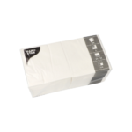 Product foto van 200 Servetten 3-laags 1/4 vouw 24 cm x 24 cm wit