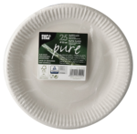 karton "pure" rond Ø 23 cm wit
