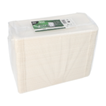 karton "pure" hoekig 11 cm x 24 cm wit