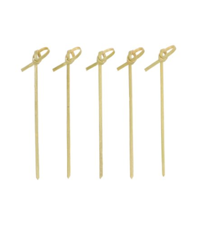 Product foto van 250 Fingerfood prikkers "pure" 10 cm "Knot"