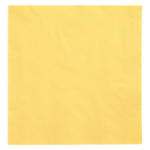 Product foto van 250 Servetten 3-laags 1/4 vouw 40 cm x 40 cm geel