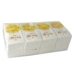 Product foto van 250 Servetten 3-laags 1/8 vouw 33 cm x 33 cm "Good Morning"