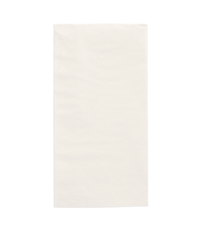 Product foto van 250 Servetten 3-laags 1/8 vouw 33 cm x 33 cm wit