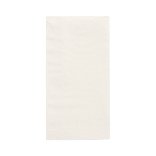Product foto van 250 Servetten 3-laags 1/8 vouw 33 cm x 33 cm wit