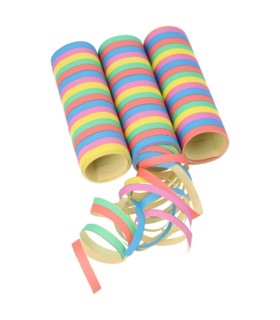 Product foto van 3 Serpentines 4 m "Stripes"