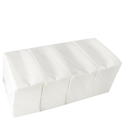 airlaid 40 cm x 33 cm wit met bestekvouw