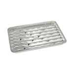 Product foto van 5 Aluminium BBQ schalen hoekig 2