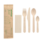 Product foto van 50 Besteksets Hout "pure" : Messer