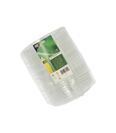 PLA rond Ø 15 cm · 2 cm transparant