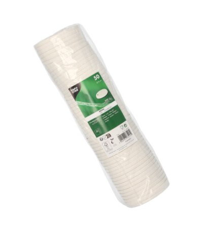 Karton rond Ø 8 cm wit