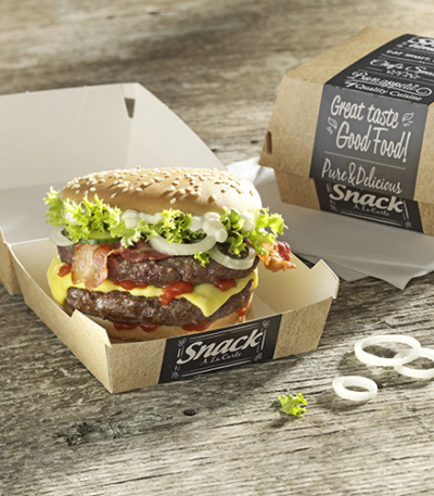 Product foto van 50 Hamburgerbox