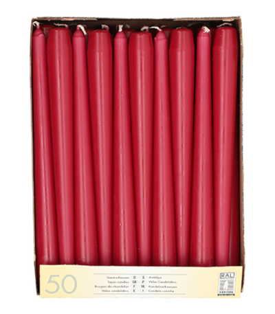 Product foto van 50 Kandelaarkaarsen Ø 2