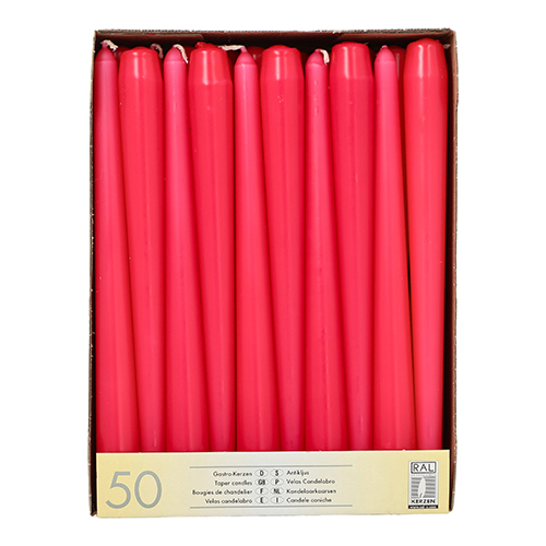 Product foto van 50 Kandelaarkaarsen Ø 2