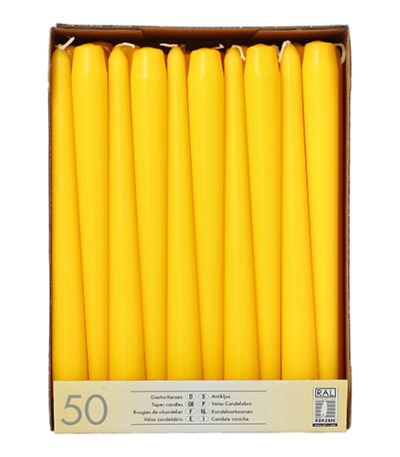 Product foto van 50 Kandelaarkaarsen Ø 2