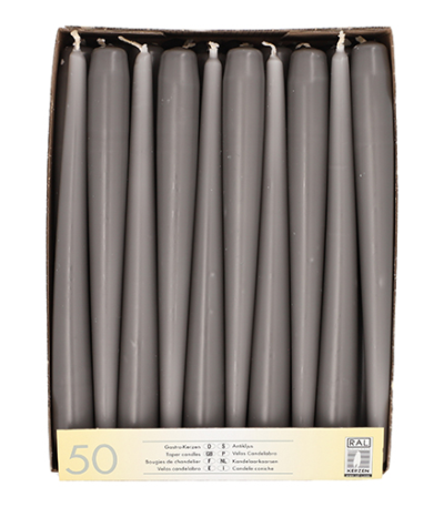 Product foto van 50 Kandelaarkaarsen Ø 2