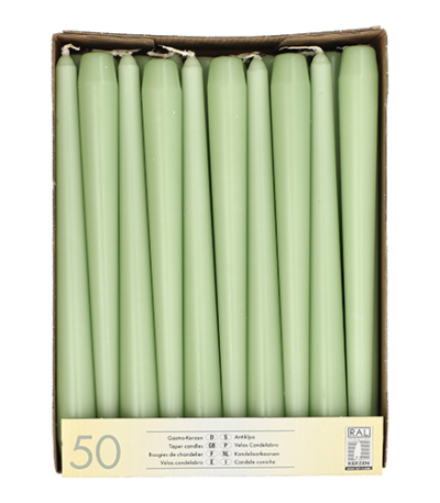 Product foto van 50 Kandelaarkaarsen Ø 2