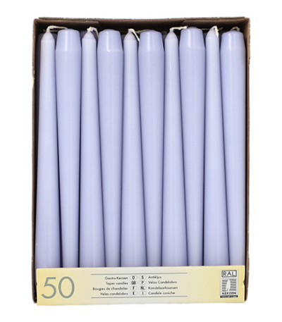 Product foto van 50 Kandelaarkaarsen Ø 2