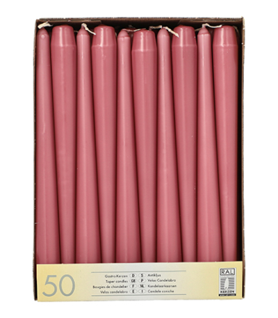 Product foto van 50 Kandelaarkaarsen Ø 2