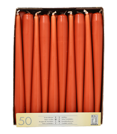 Product foto van 50 Kandelaarkaarsen Ø 2
