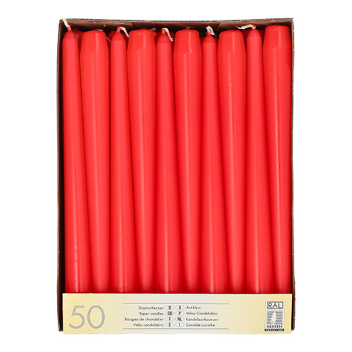 Product foto van 50 Kandelaarkaarsen Ø 2