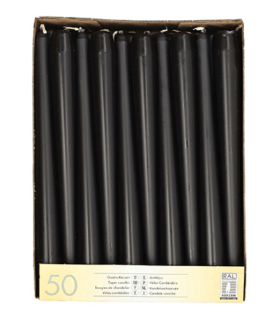 Product foto van 50 Kandelaarkaarsen Ø 2