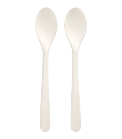 Product foto van 50 Lepels "Folia" C-PLA 19 cm wit