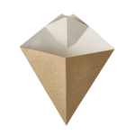 Product foto van 50 Puntzakken voor friet met sausvak