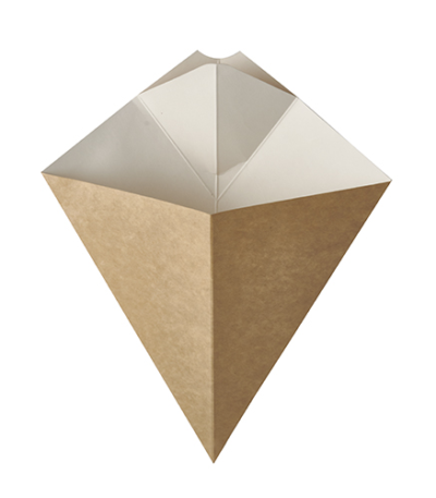 Product foto van 50 Puntzakken voor friet met sausvak