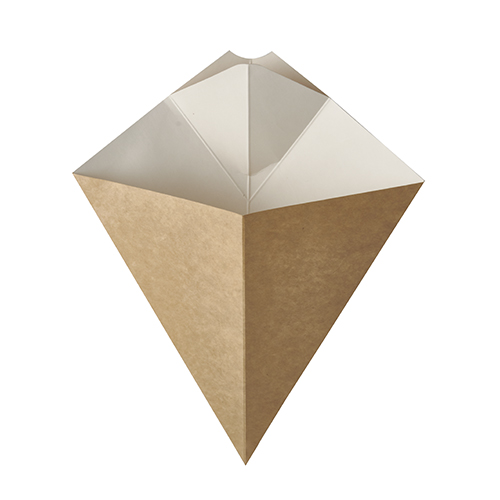 Product foto van 50 Puntzakken voor friet met sausvak