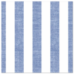 Product foto van 50 Servetten "ROYAL Collection" 1/4 vouw 40 cm x 40 cm blauw "Lines"