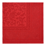 Product foto van 50 Servetten "ROYAL Collection" 1/4 vouw 40 cm x 40 cm bordeaux "Ornaments"