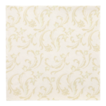 Product foto van 50 Servetten "ROYAL Collection" 1/4 vouw 40 cm x 40 cm champagne "Damascato"