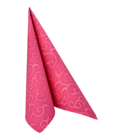 Product foto van 50 Servetten "ROYAL Collection" 1/4 vouw 40 cm x 40 cm fuchsia "Casali"
