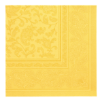 Product foto van 50 Servetten "ROYAL Collection" 1/4 vouw 40 cm x 40 cm geel "Ornaments"
