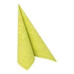 Product foto van 50 Servetten "ROYAL Collection" 1/4 vouw 40 cm x 40 cm lime "Ornaments"
