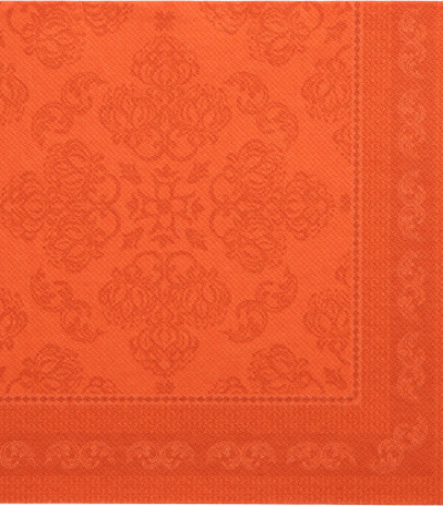 Product foto van 50 Servetten "ROYAL Collection" 1/4 vouw 40 cm x 40 cm nectarine "Arabesque"
