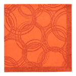 Product foto van 50 Servetten "ROYAL Collection" 1/4 vouw 40 cm x 40 cm nectarine "Bubbles"
