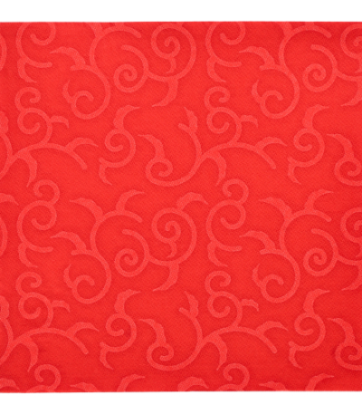 Product foto van 50 Servetten "ROYAL Collection" 1/4 vouw 40 cm x 40 cm rood "Casali"